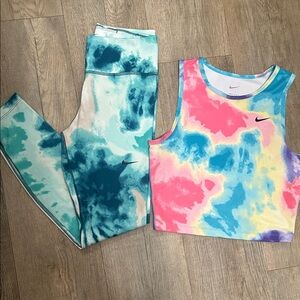 Nike Colorful Tie-Dye Activewear Set